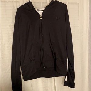 Youth XL Black NIKE ZIP UP